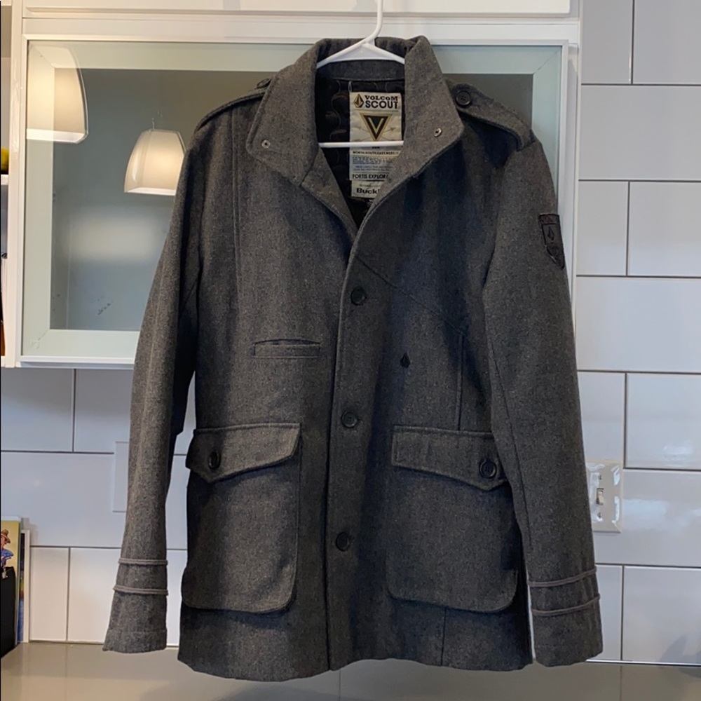 Volcom scout jacket wool pea coat